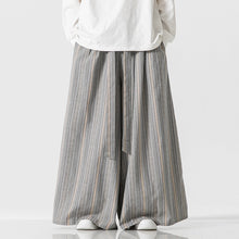 Load image into Gallery viewer, Loose Culottes Harem Stripe Casual Pants
