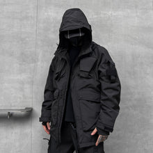 Load image into Gallery viewer, Dark Multi-pocket Functional Techwear Jacket
