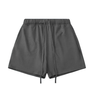 Solid Color Strappy Street Shorts