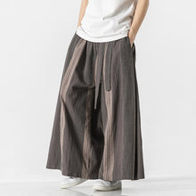 Load image into Gallery viewer, Striped Straight Wide-leg Casual Culottes
