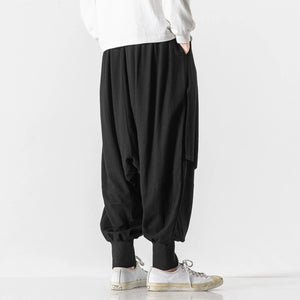 Linen Cotton Loose-Fitting Pants