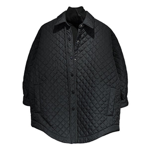 Quilted Thickened Rhombus Cotton Coat