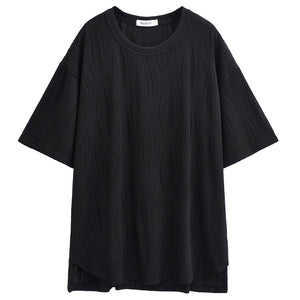 Textured Breathable Short Sleeve T-Shirt