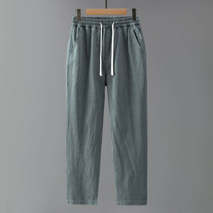 Ramie Straight Vintage Linen Pants