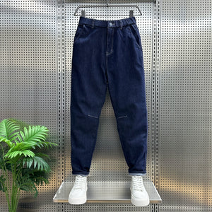 Denim Harem Straight Pants