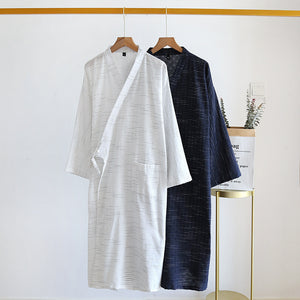 Jacquard Striped Loose Robe