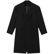 Load image into Gallery viewer, Shoulder Button Solid Color Long Trench Coat
