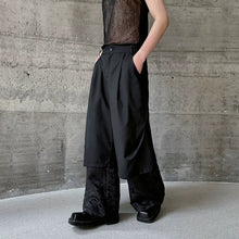 Load image into Gallery viewer, Patchwork Wide-leg Casual Pants
