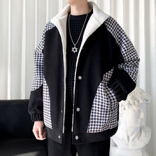 Load image into Gallery viewer, Contrast Houndstooth Jacket
