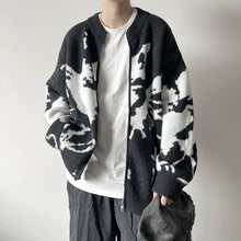 Load image into Gallery viewer, Tie-dyed Knitted Loose Cardigan
