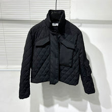 Load image into Gallery viewer, Winter Pocket Cropped Lapel Thickened Jacket
