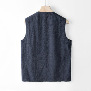 Loose Linen Vest