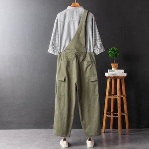 Straight Loose Cargo Overalls