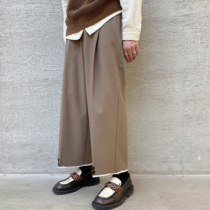 Straight-leg Loose Suit Pants