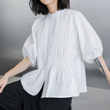 Load image into Gallery viewer, Crumpled Lantern Short Sleeve Shirt
