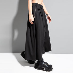 Irregular Elastic A-line Skirt