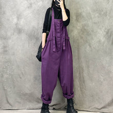 Load image into Gallery viewer, Casual Retro Loose Overalls
