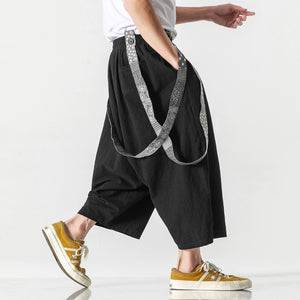 Straight-Leg Casual Loose Overalls