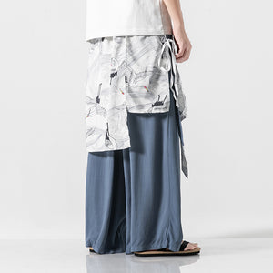 Crane Linen Wide Leg Pants