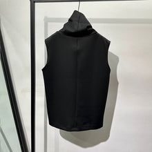 Load image into Gallery viewer, High Collar Loose Vest
