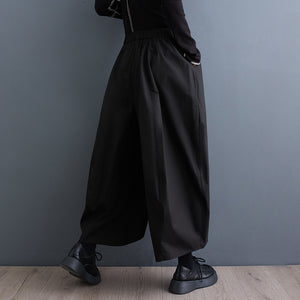 Asymmetrical Loose Wide-leg Pants