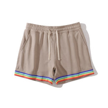 Load image into Gallery viewer, Cotton Rainbow Print Sweat Home Shorts
