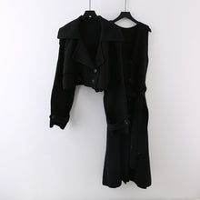 Load image into Gallery viewer, Two Piece Set Short Sweater Cardigan Long Skirt
