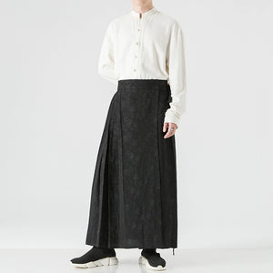 Hanfu Tie Pleated Skirt