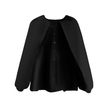 Load image into Gallery viewer, Raglan Loose Lantern Sleeve A-line Top Shirt
