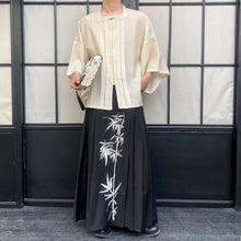 Load image into Gallery viewer, Summer Square Collar Mid-Sleeve Hanfu Shirt
