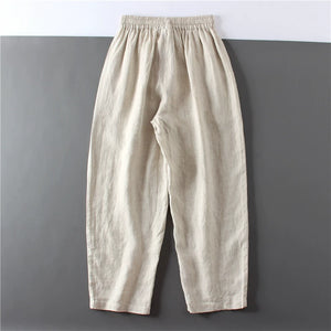 Linen Loose Breathable Vintage Pants