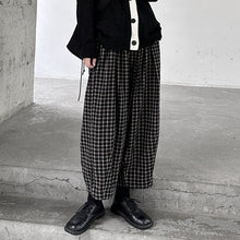 Load image into Gallery viewer, Plaid Casual Loose Wide Leg Harem Pants
