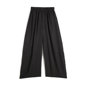 Casual Elastic High Waist Wide Leg Pants