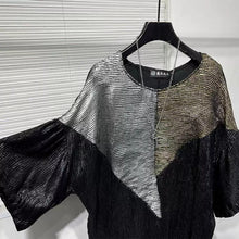 Load image into Gallery viewer, Sequin Patchwork Casual T-shirt
