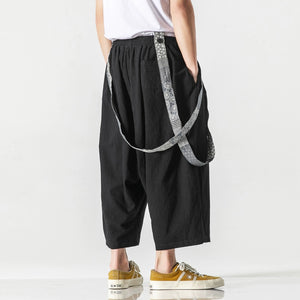 Straight-Leg Casual Loose Overalls