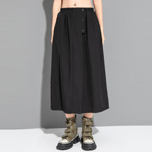 Load image into Gallery viewer, Fake Two Piece Button Wide Leg Culottes
