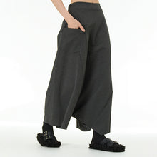 Load image into Gallery viewer, Casual Loose Ninth Wide Leg Pants
