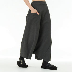 Casual Loose Ninth Wide Leg Pants