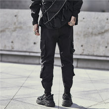 Load image into Gallery viewer, Multi-pocket Dark Skinny Pants
