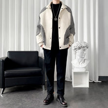 Load image into Gallery viewer, Contrast Houndstooth Jacket
