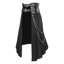 Load image into Gallery viewer, Dark Rock Gothic Pleat Skirt
