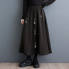 Load image into Gallery viewer, Rivet Half Casual A-line Skirt
