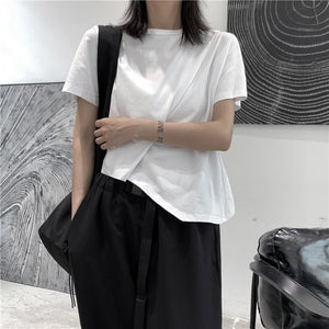 Irregular Waist Top Shirt