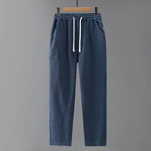 Load image into Gallery viewer, Ramie Straight Vintage Linen Pants
