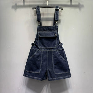 Denim Overalls Jumpsuit