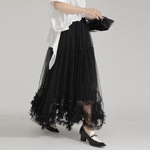 Load image into Gallery viewer, Multi-layered Mesh High Waist Skirt
