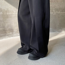 Load image into Gallery viewer, Pleated Loose Straight Wide-leg Trousers
