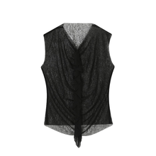 Load image into Gallery viewer, Casual Lace See-through Slim Fit Vest
