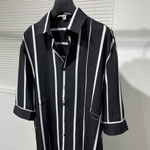 Load image into Gallery viewer, Irregular Striped Thin Shirt
