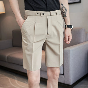 Straight-Leg Thin Casual Trousers